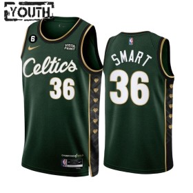 Dres Boston Celtics Marcus Smart 36 Nike 2022-23 City Edition Zelena Swingman - Dječji